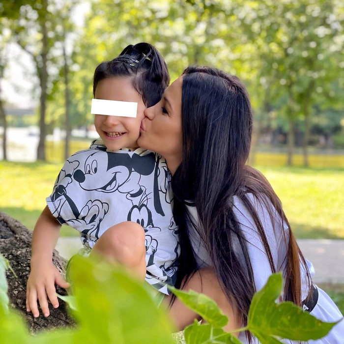 Roxana Vancea este mămică cu normă întreagă pentru Milan / Sursă foto: Instagram