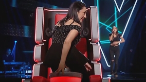 Moment inedit la Vocea României! Andra a apăsat butonul roșu cu.... posteriorul
