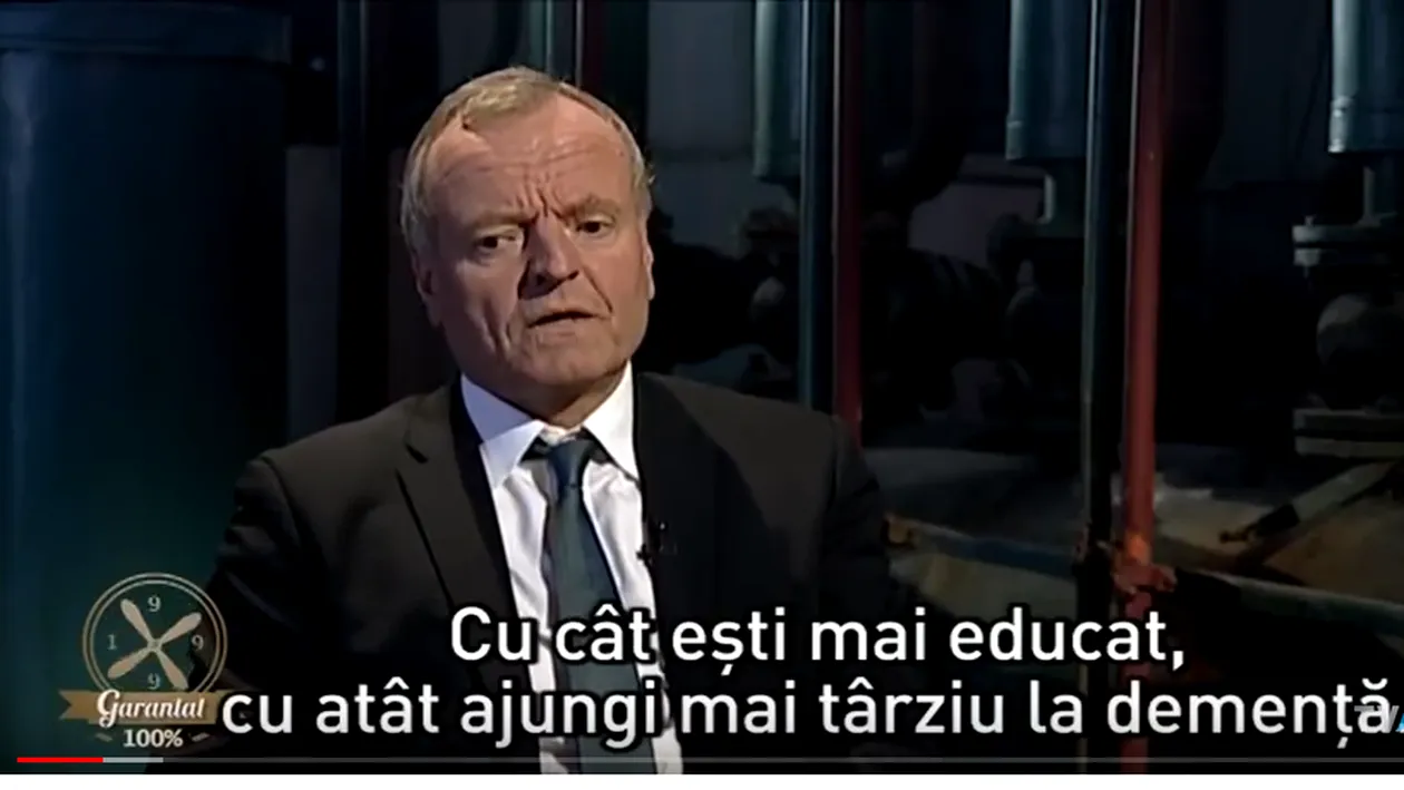 Psihiatrul Manfred Spitzer: cu cât ești mai educat, cu atât mai târziu  ajungi la demență