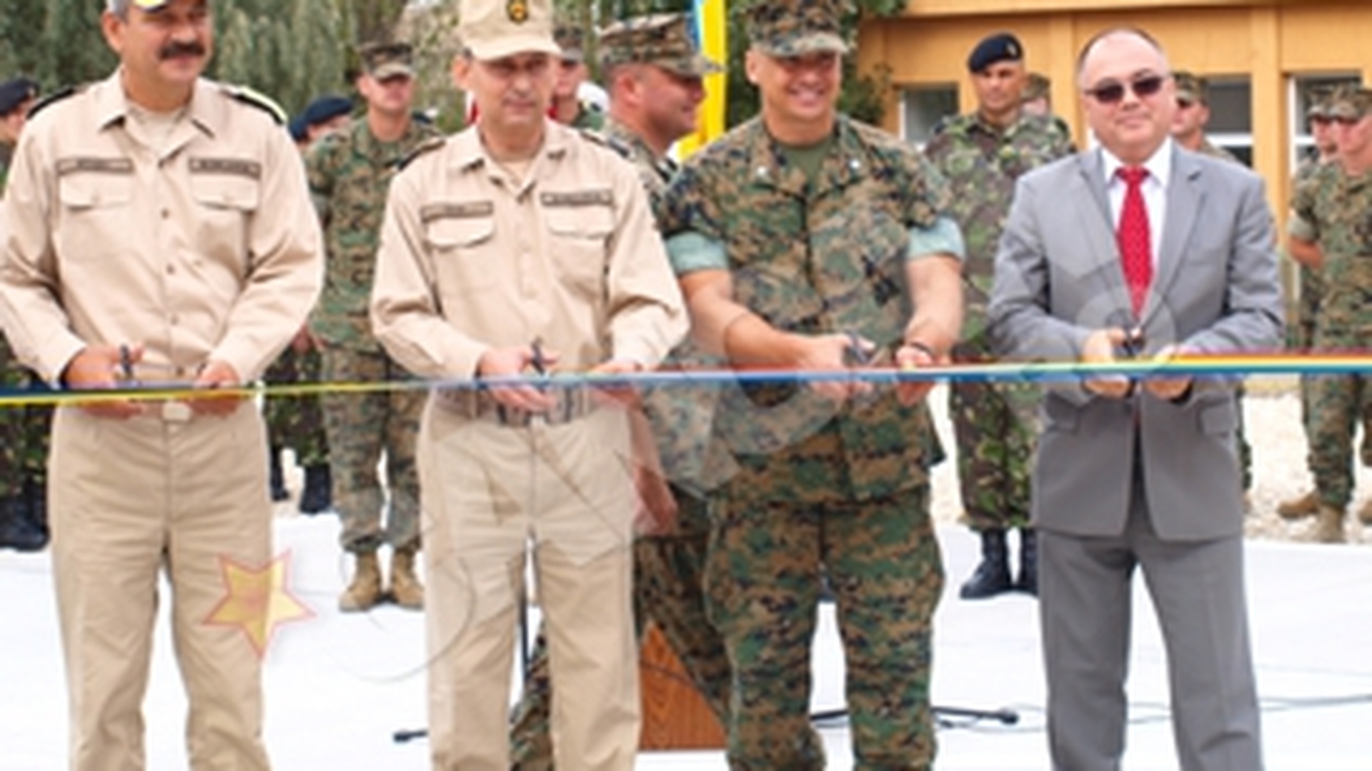 Heliport facut de americani la Constanta