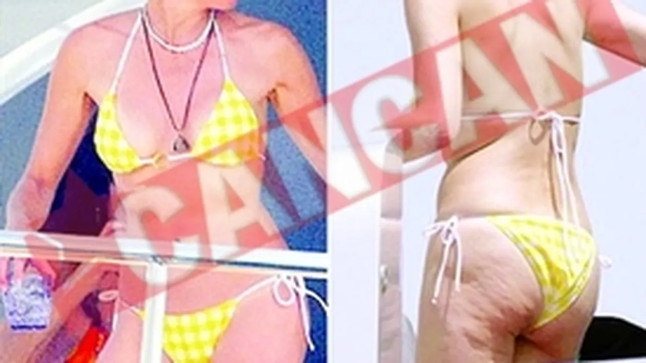 Sharon Stone e plina de celulita