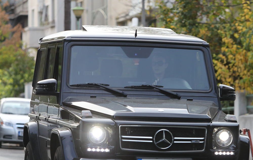 Andrei Miță conduce un Mercedes G-Class