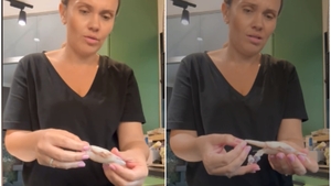 Ce a găsit Cristina Șișcanu într-un calamar, în timp ce îl curăța: „E normal să fie așa? Ce e asta?”