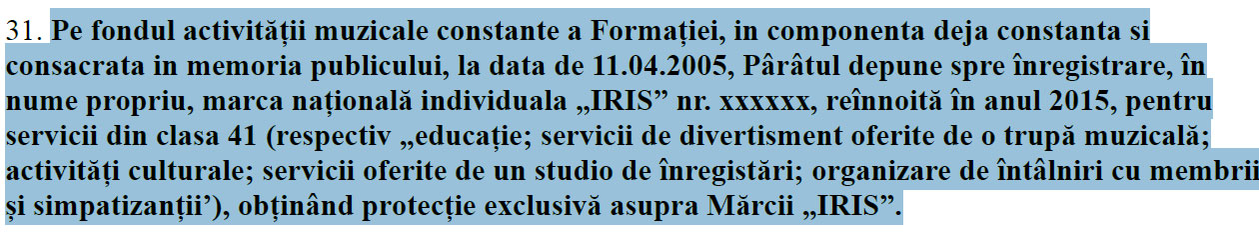Cristi Minculescu a recâștigat dreptul să cânte sub numele Iris