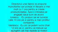 BANC | Directorul le propune muncitorilor să lucreze zilnic cu 1 oră mai mult