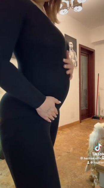 Haziran este însărcinată pentru a doua oară / Foto: Captură Video TikTok