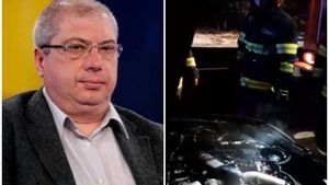 Noapte de coșmar pentru Sorin Ovidiu Bălan! Mașina în care se afla a luat foc: „Am avut foarte mare noroc. Deja mă îneca fumul”