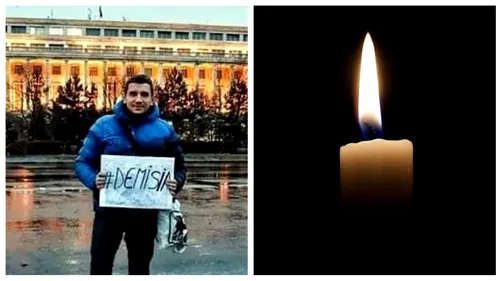 Alexandru Socol, protestatarul fotograf din Piața Victoriei, a murit. Avea doar 33 de ani
