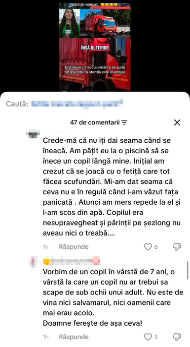 Filmul tragediei de la piscină. Acuzații după moartea fetiței de 7 ani