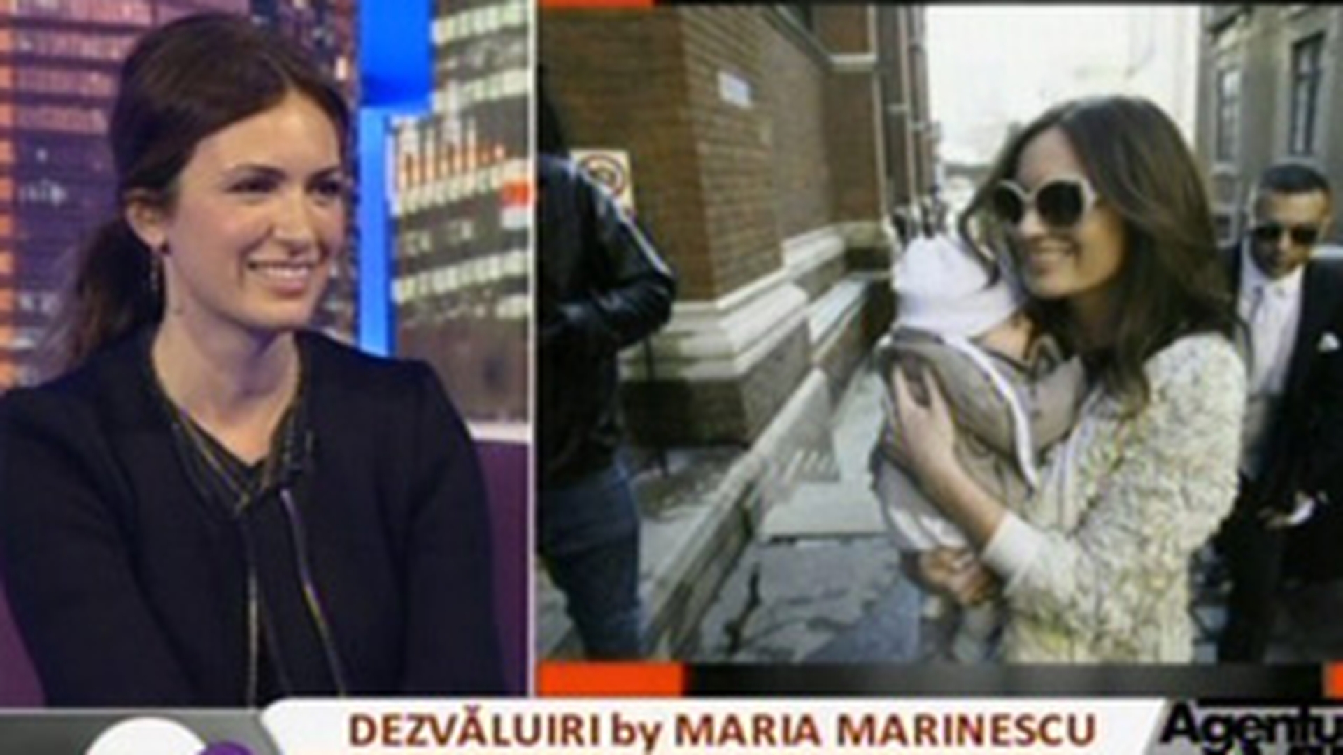 Maria Marinescu isi linisteste copilul cu feonul!