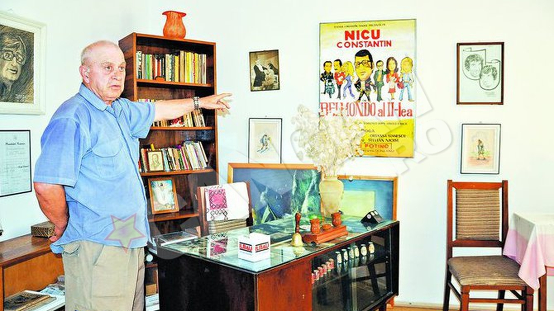 Familia actorului pastreaza toate obiectele acestuia in casa de la Eforie Sud! Camera lui Nicu Constantin, neatinsa de doi ani!