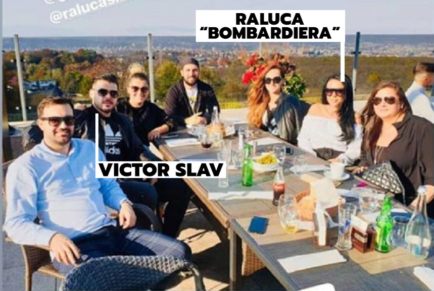 Raluca Silea și Victor Slav, la aceeași masă