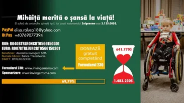 Mihăiță are nevoie de noi! Copilașul suferă de o boală cumplită, dar poate fi salvat cu ajutorul unui tratament extrem de scump!