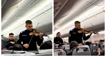 Surpriză de 1 decembrie, la 10.000 m altitudine! Momentul care i-a înduioșat pe toți pasagerii Tarom