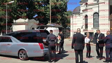 Irina Loghin a apărut susținută la slujba de înmormântare a soțului ei. Cântăreața a avut nevoie de ajutor să intre în biserică
