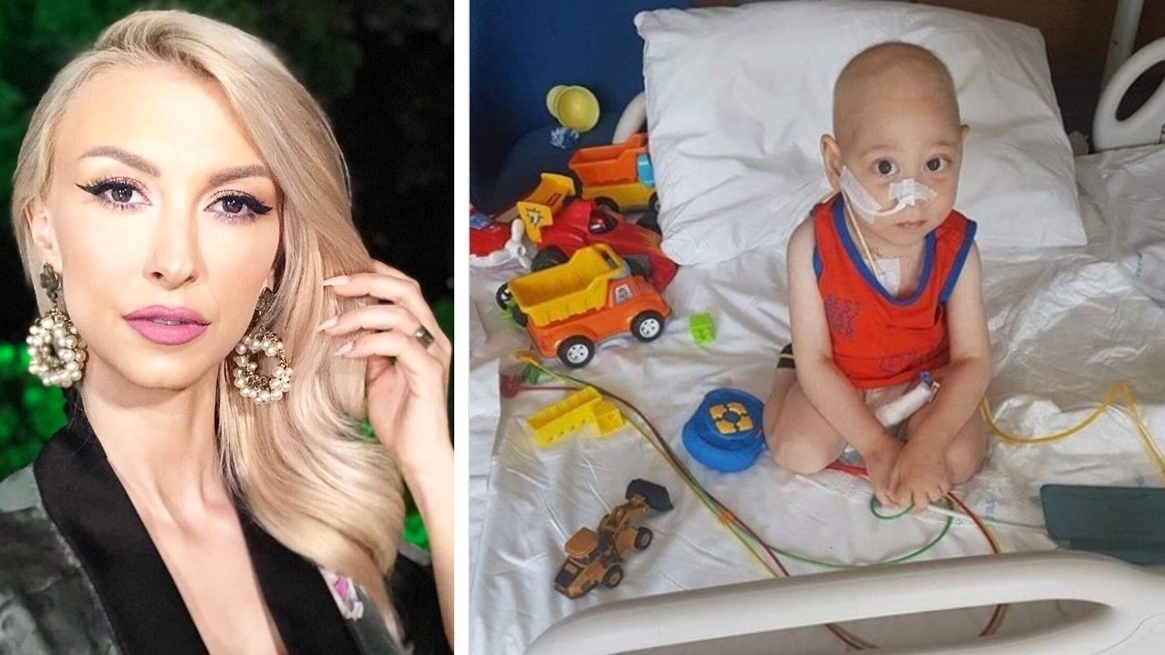 Andreea Bălan, apel disperat pentru salvarea lui David, un băiețel de 1 an și jumătate diagnosticat cu o boală rară