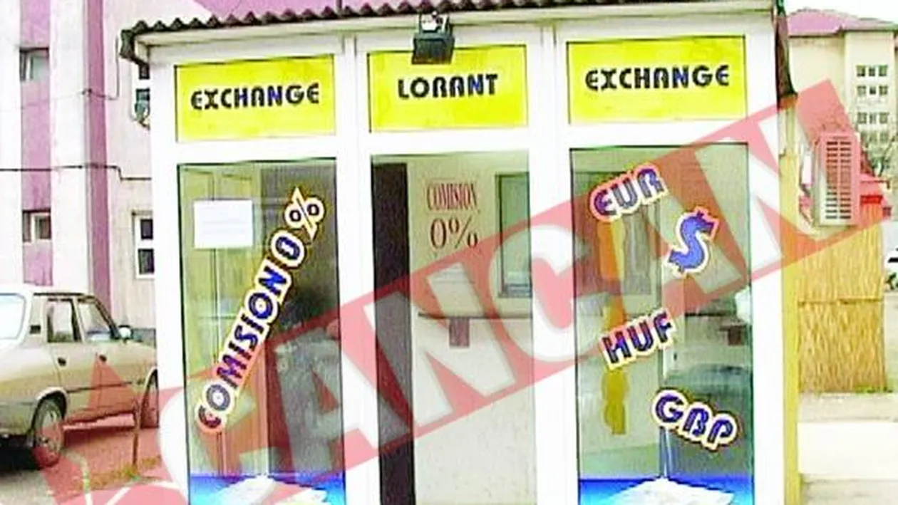 Talhari mascati, speriati de casierul unei case de schimb valutar