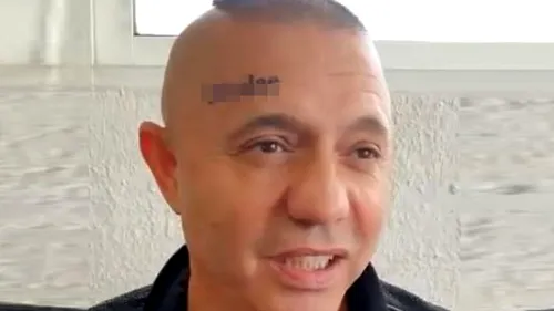Nu este banc! Nicolae Guță și-a tatuat un cuvânt pe frunte, dar l-a scris greșit