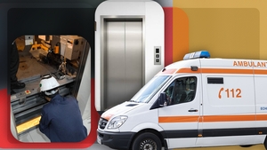 Lift prăbușit în gol de la etajul 5, în Galați. Un muncitor care făcea revizia instalației a murit pe loc