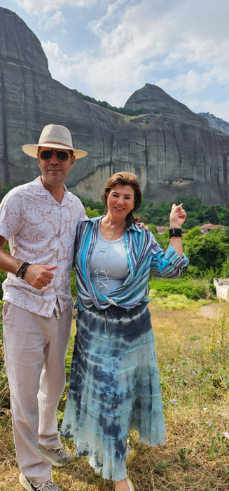 Mihaela Borcea si Sorin Rap petrec luna de miere în Grecia