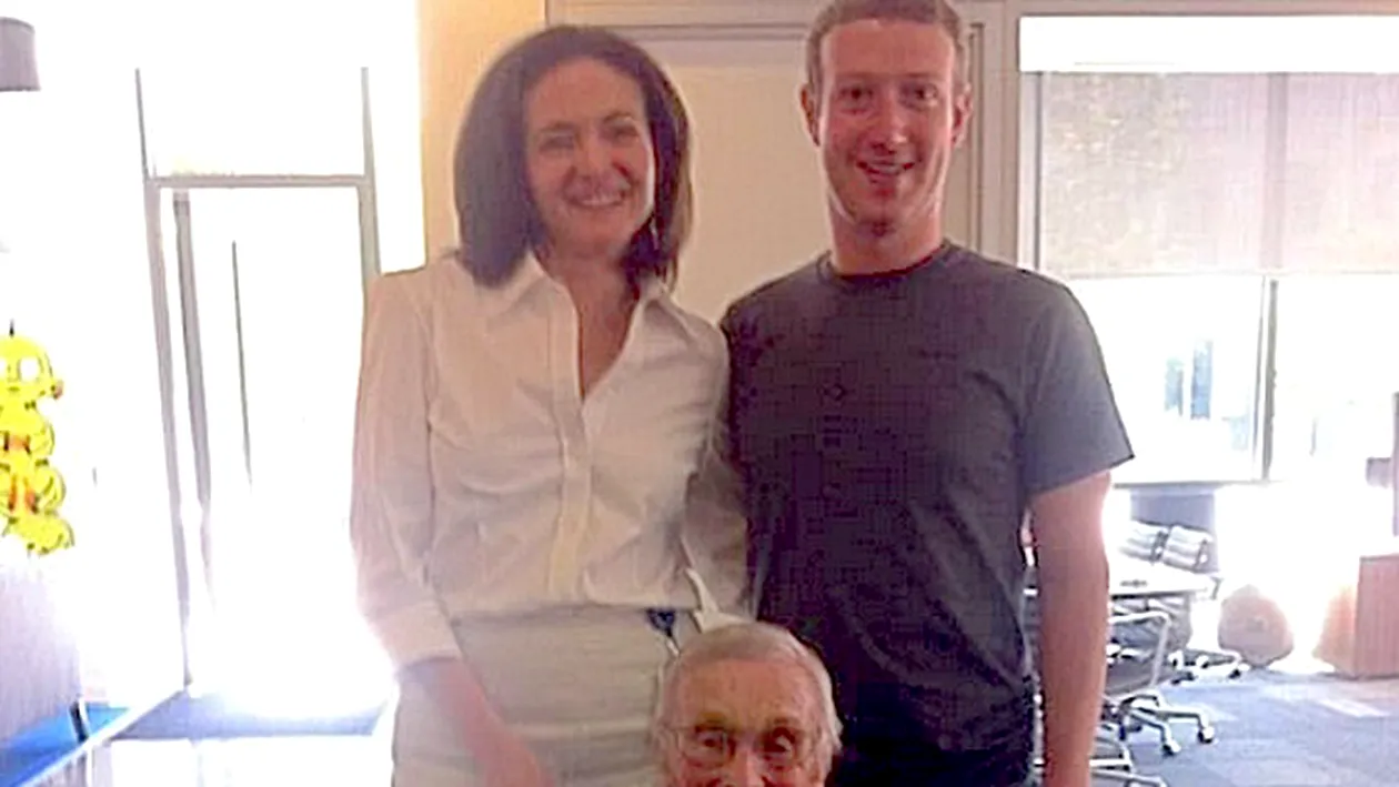 Ea este cea mai in varsta utilizatoare de pe Facebook! A depasit 100 de ani si l-a cunoscut pe fondatorul site-ului