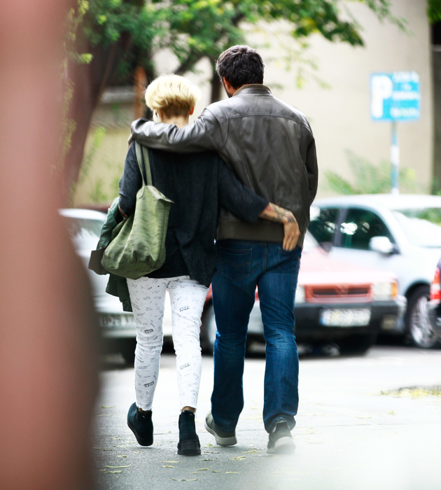Dragoş Bucur şi Dana Nălbaru, ziua părinţi responsabili, iar seara...romantici