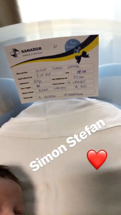 Florin Salam, din nou tătic! Roxana Dobre a născut duminică un băiețel