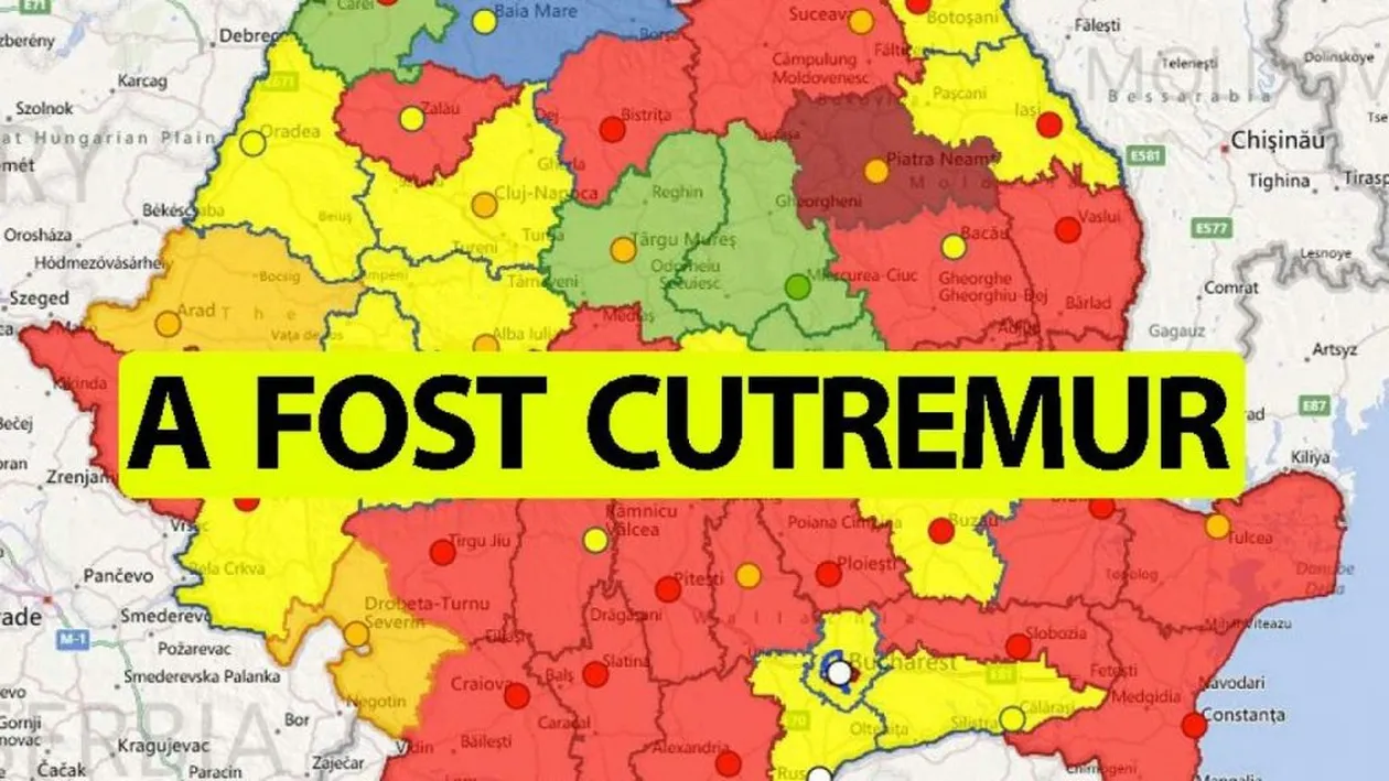 A fost cutremur în România. Seismul s-a produs azi-noapte, la ora 02:29
