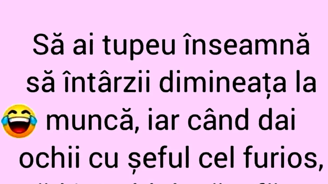 BANCUL ZILEI | Culmea tupeului la muncă