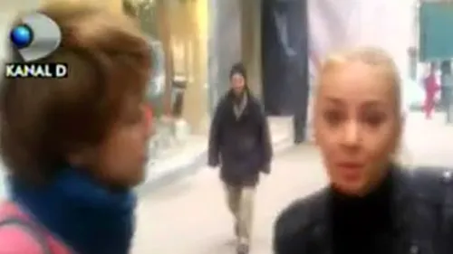 VIDEO Roxana Ionescu umbla cu sotul altei femei! Uite ce scandal a iesit in strada! Esti penibila