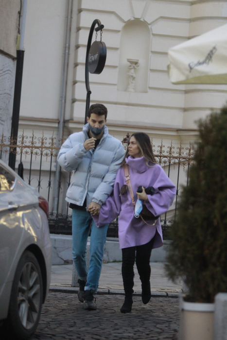 Cântăreața Mira, alături de iubitul ei, Andrei