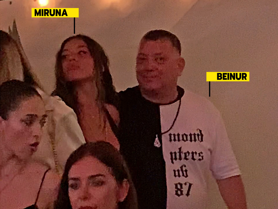 Nuredin Beinur, alături de fiica lui, Miruna (Foto: CANCAN.RO)