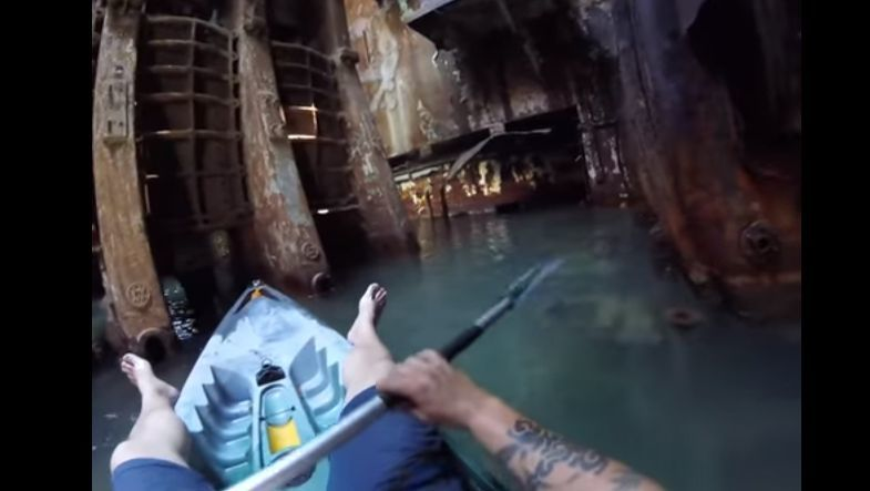 Epava din Costineşti, „vedetă” în presa britanică. Imagini din interiorul vasului: „N-am mai văzut aşa ceva niciodată”