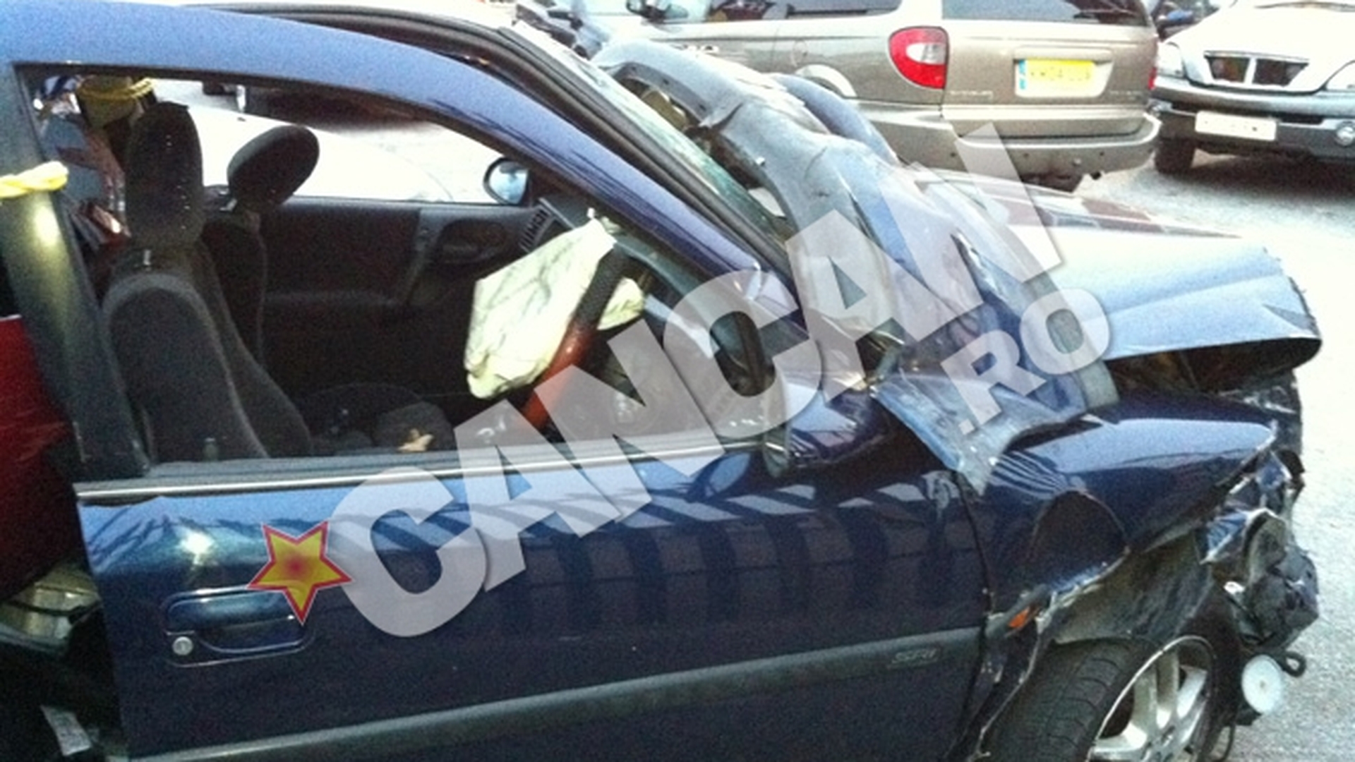 "Taranul" cu Maserati la un pas de moarte!  Petre Craete implicat intr-un accident de circulatie in timp ce mergea sa probeze cosciugul Simonei Trasca