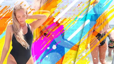 Imagini necenzurate cu Maria Constantin pe plajă