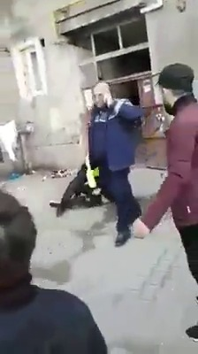 VIDEO. Poliția în acțiune, varianta Moinești! Cum a încercat un agent să imobilizeze un infractor
