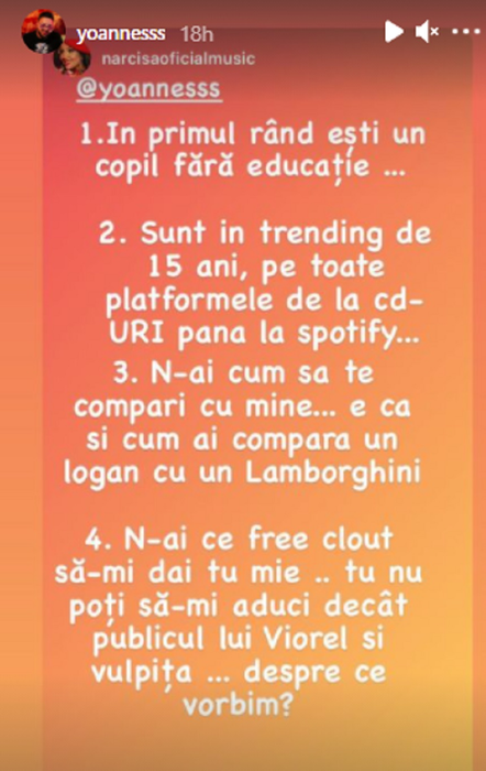 Abi și Yoannes, soțul Narcisei Moisa, scandal de proporții pe internet! Cei doi și-au aruncat replici dure: „Nu merită nici scuipați în gură”
