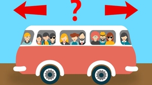 Exercițiul care a pus internetul pe jar | În ce direcție circulă acest autobuz, de fapt?