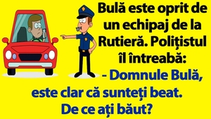BANC | "Domnule Bulă, este clar că sunteți beat. De ce ați băut?"