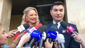 Valentina Pelinel și Cristi Borcea, primele declarații după cununia civilă: “Luna de miere o s-o facem la psihologie-psihiatrie”