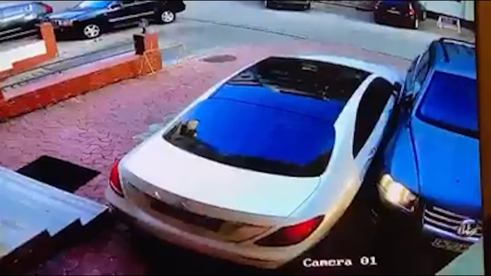 VIDEO INCREDIBIL. Momentul în care Mihaela Nunweiller lovește mașina lui Gabriel Oprea Jr. “Am făcut plângere la poliție și…”