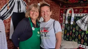 Simona Halep a ajuns la stână, în vârful muntelui, pe Transalpina