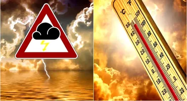 Vin furtunile peste România, dar nu scăpăm de caniculă. Zonele cu cod galben de ploi