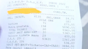 Puțini se gândeau. Câți lei primește salariu un șofer la STB. Cât încasează lunar, cu tot cu bonurile de masă