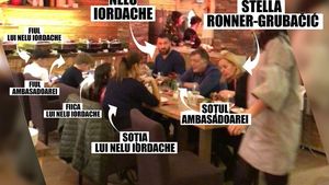 Sursele DAS demontează comunicatul care i-a luat apărarea Stellei Ronner Grubacic. Avem detalii de ultimă oră despre cheful imperial de la Teleferic. Cum a minţit ambasadoarea Olandei în legătură cu super-partyul de la ”Revelionul bogaţilor”