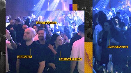 Shot după shot pentru Raluca și Cristi Pulhac! Show total în NUBA, chiar sub ochii lui BRomania