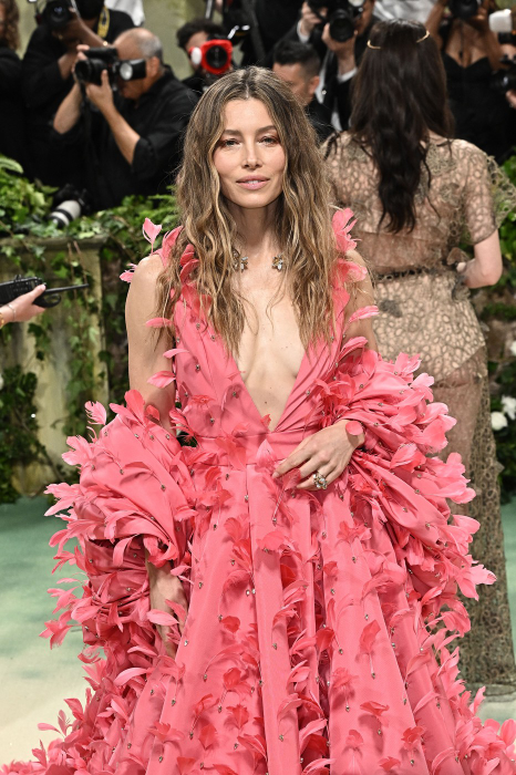 Jessica Biel attends the 2024 Costume Institute Benefit for "Sleeping Beauties: Reawakening Fashion" at The Metropolitan Museum of Art on May 06, 2024 in New York City, USA.
The 2024 Met Gala Celebrating "Sleeping Beauties: Reawakening Fashion" - Arrivals - NYC, NEW-YORK, United States - 07 May 2024,Image: 870916267, License: Rights-managed, Restrictions: , Model Release: no