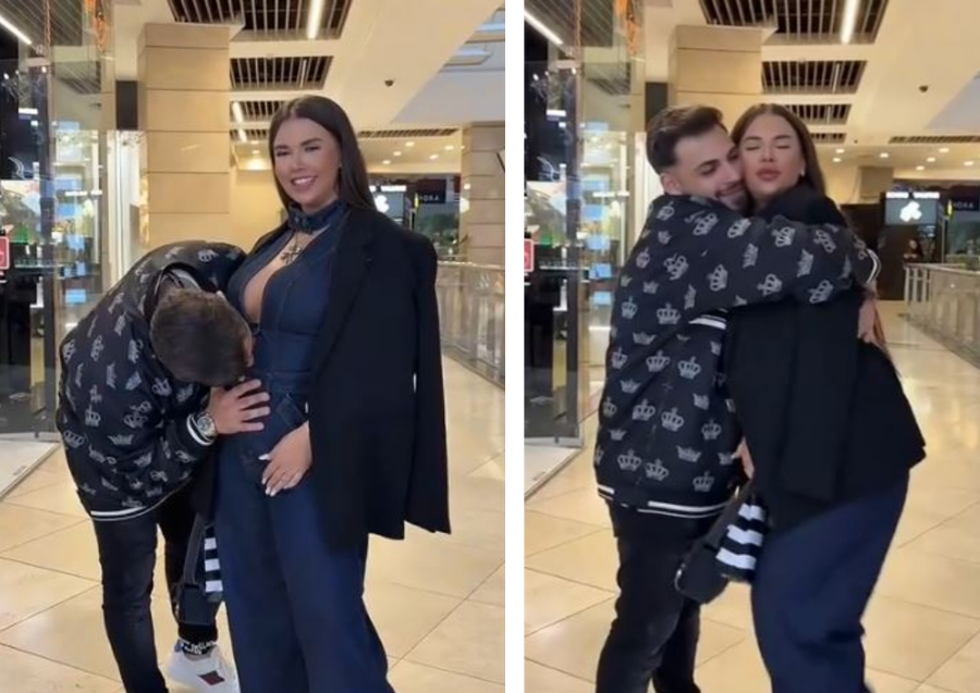 Andra Voloș și Lele așteaptă al doilea copil. Sursă: TikTok