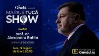 Marius Tucă Show începe luni, 19 august, de la ora 20.00, pe gândul.ro. Invitat: prof. dr. Alexandru Rafila