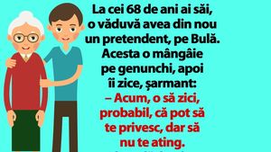 BANC | La 68 de ani, o văduvă avea din nou un pretendent, pe Bulă